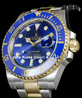 Rolex Submariner Data 116613LB Ghiera Ceramica Quadrante Blu
